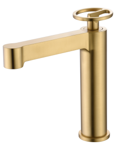 MONOMANDO LAVABO OLIMPO ORO CEPILLADO OLIMPO / V