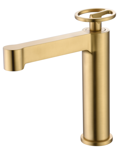 MONOMANDO LAVABO OLIMPO ORO CEPILLADO OLIMPO / V