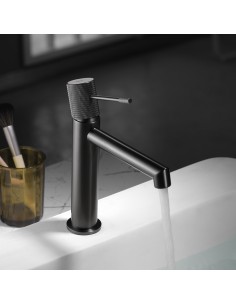 MONOMANDO LAVABO LINE NEGRO MATE 2