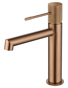 MONOMANDO LAVABO LINE ORO ROSA CEPILLADO LINE / TOP