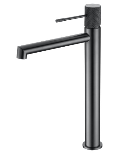 MONOMANDO LAVABO ALTO LINE BLACK GUN METAL