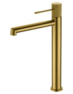 MONOMANDO LAVABO ALTO LINE ORO CEPILLADO LINE / TOP