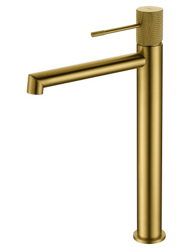 MONOMANDO LAVABO ALTO LINE ORO CEPILLADO LINE / TOP