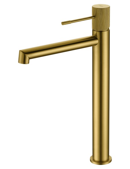 MONOMANDO LAVABO ALTO LINE ORO CEPILLADO LINE / TOP