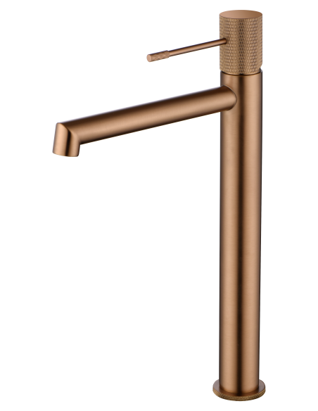 MONOMANDO LAVABO ALTO LINE ORO ROSA CEPILLADO LINE / TOP