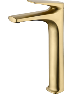 MONOMANDO LAVABO ALTO DELOS ORO CEPILLADO DELOS / PA