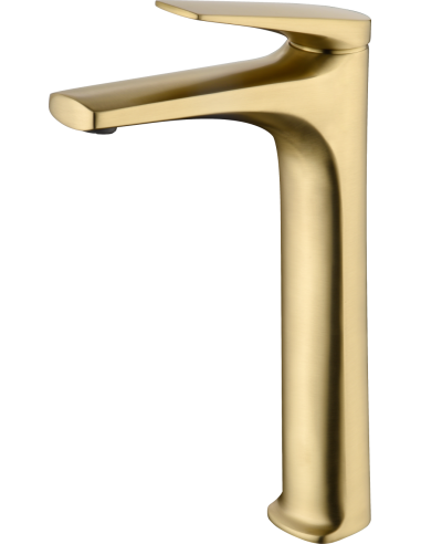 MONOMANDO LAVABO ALTO DELOS ORO CEPILLADO DELOS / PA