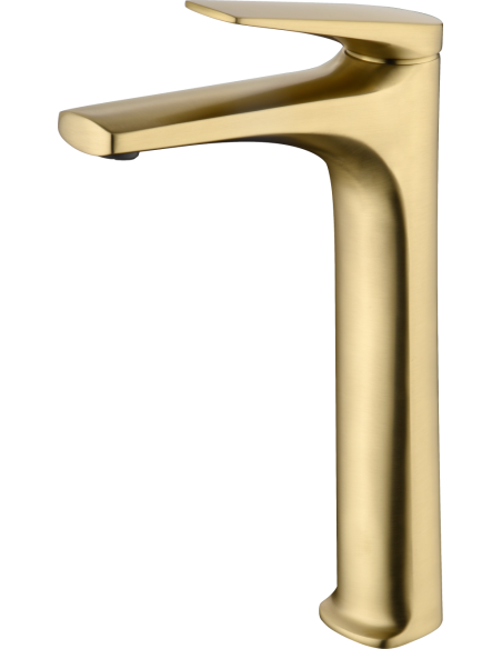 MONOMANDO LAVABO ALTO DELOS ORO CEPILLADO DELOS / PA