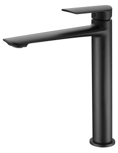 MONOMANDO LAVABO ALTO URAL NEGRO MATE