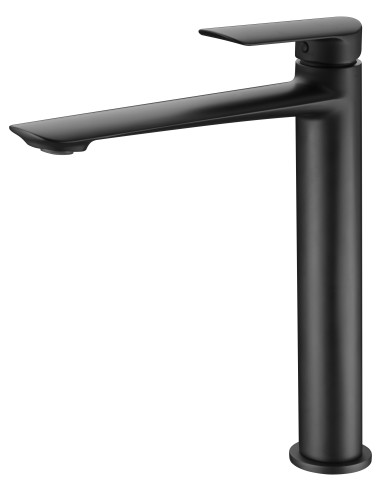 MONOMANDO LAVABO ALTO URAL NEGRO MATE