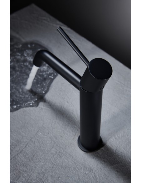 GRIFO LAVABO MONZA NEGRO MATE MONZA / TI