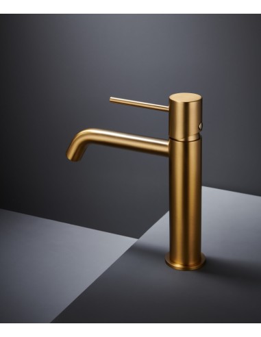 MONOMANDO LAVABO MONZA ORO CEPILLADO