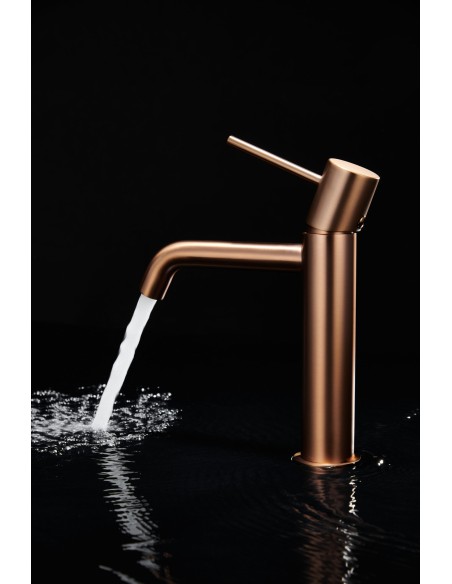 MONOMANDO LAVABO MONZA ORO ROSA CEPILLADO MONZA / TI