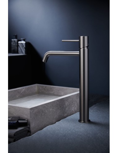 MONOMANDO LAVABO ALTO MONZA BLACK GUN METAL MONZA / TI