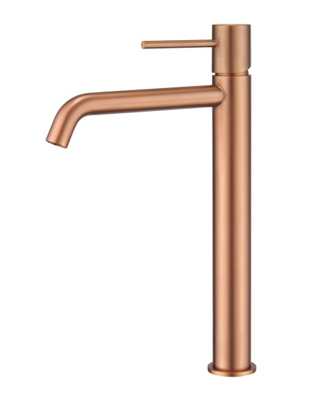 MONOMANDO LAVABO ALTO MONZA ORO ROSA CEPILLADO MONZA / TI