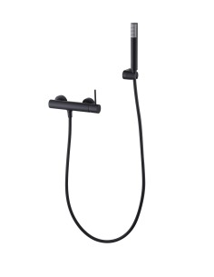 KIT DUCHA MONOMANDO MONZA NEGRO MATE