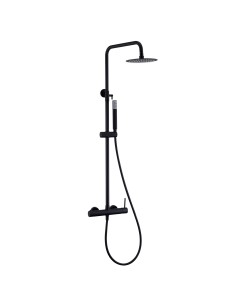 CONJUNTO DUCHA MONOMANDO MONZA NEGRO MATE MONZA / TI