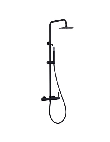 CONJUNTO DUCHA MONOMANDO MONZA NEGRO MATE MONZA / TI