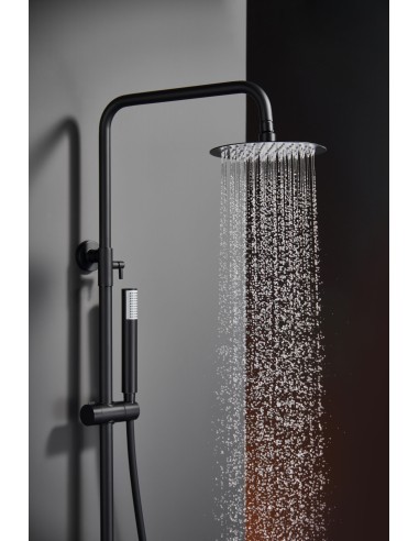 CONJUNTO DUCHA MONOMANDO MONZA NEGRO MATE MONZA / TI