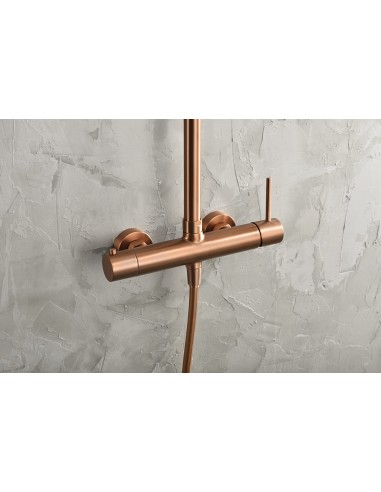 CONJUNTO DUCHA MONOMANDO MONZA ORO ROSA CEPILLADO MONZA / TI