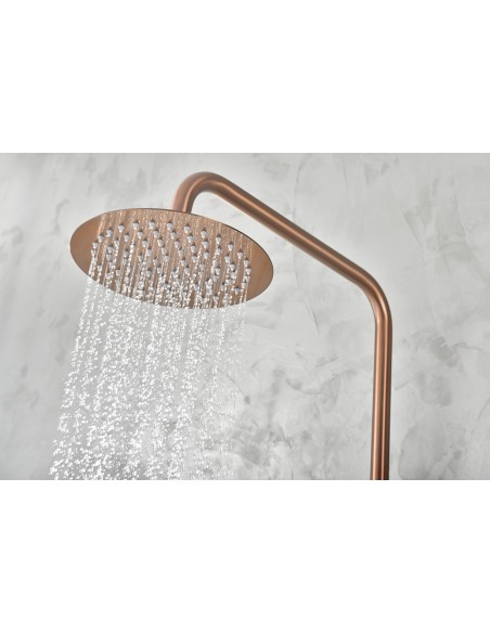 CONJUNTO DUCHA MONOMANDO MONZA ORO ROSA CEPILLADO MONZA / TI