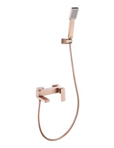 KIT BAÚO/DUCHA MONOMANDO PISA ORO ROSA CEPILLADO