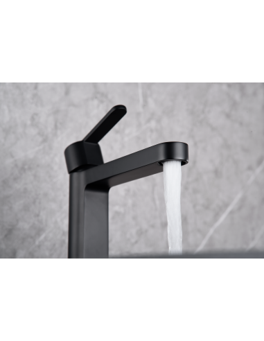 MONOMANDO LAVABO ROMA NEGRO MATE