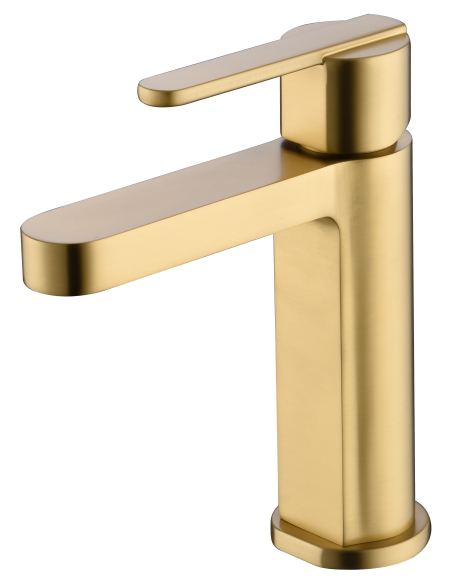 MONOMANDO LAVABO ROMA ORO CEPILLADO