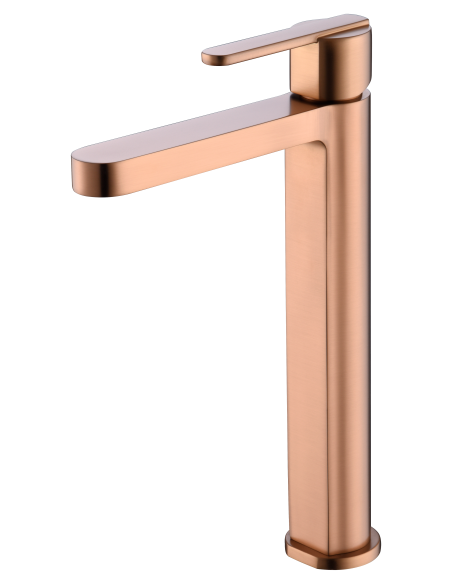 MONOMANDO LAVABO ALTO ROMA ORO ROSA CEPILLADO