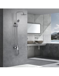 CONJUNTO DUCHA MONOMANDO BELGICA CROMADO 2