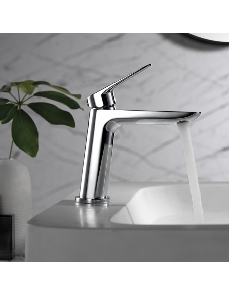 MONOMANDO LAVABO BELGICA CROMADO