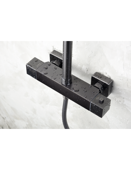 CONJUNTO DUCHA TERMOSTATICO ART BLACK GUN METAL